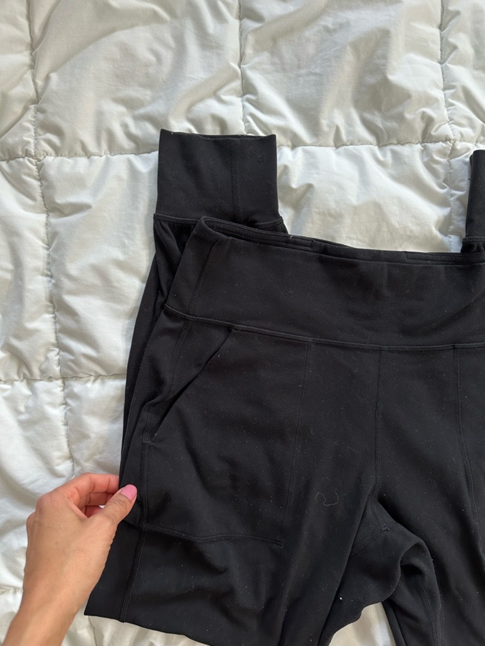 lululemon athletica Black Leggings-sz 8-super soft